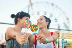 lollipops at the fair