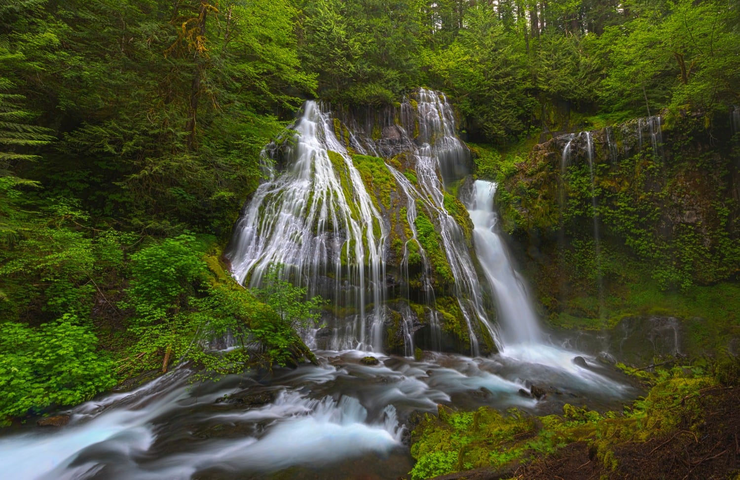 Panther Creek Falls Washington Hiking Carson Ridge Cabins