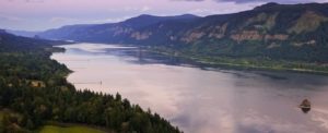A view of the Columbia River Gorge from the Cape Horn Trail in Washington State.