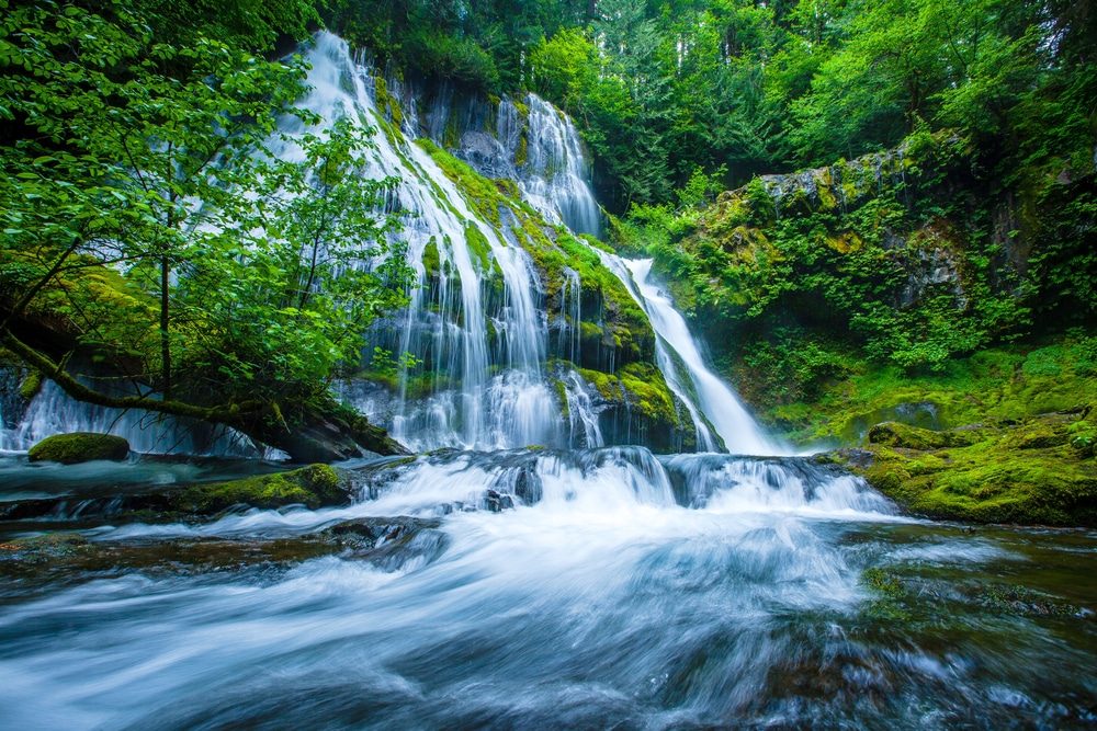 Panther Creek Falls is another of our favorite Columbia River Gorge Waterfalls