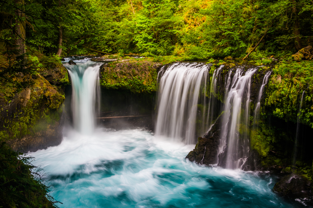 Chasing waterfalls is one of the top things to do in the Gorge this summer while staying at our Luxury cabins in Washington
