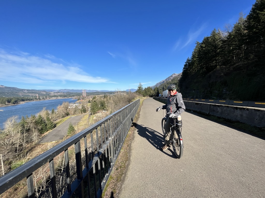 Biking the Historic Columbia River Highway State Trail and more in the columbia River Gorge